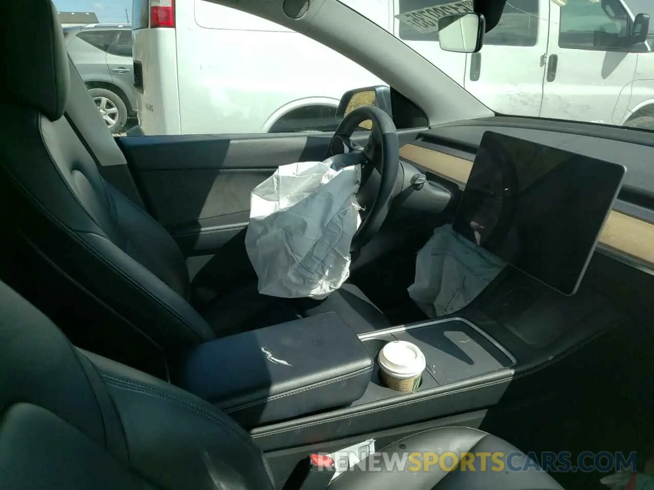 8 Фотография поврежденного автомобиля 7SAYGDEE8NF323945 TESLA MODEL Y 2022