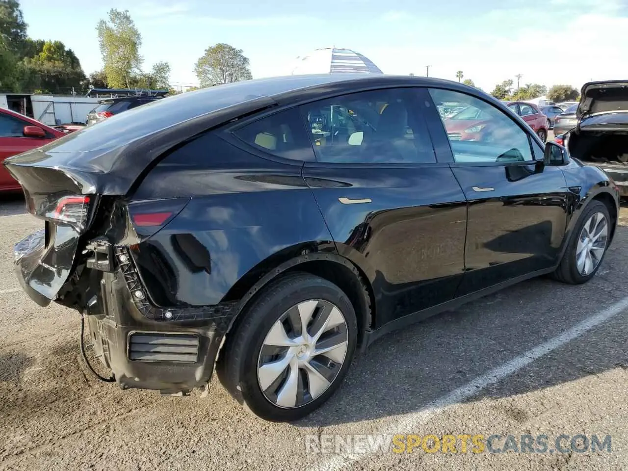 3 Фотография поврежденного автомобиля 7SAYGDEE8NF329275 TESLA MODEL Y 2022