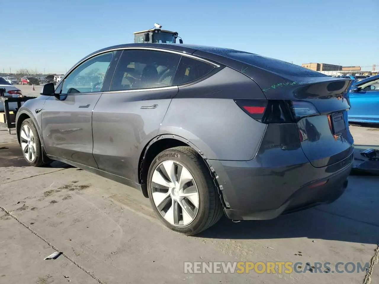 2 Фотография поврежденного автомобиля 7SAYGDEE8NF364110 TESLA MODEL Y 2022