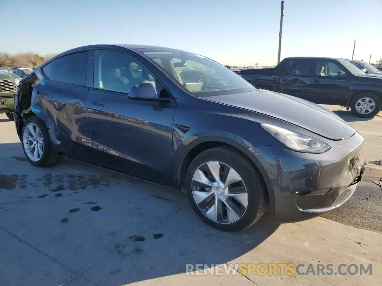 4 Фотография поврежденного автомобиля 7SAYGDEE8NF364110 TESLA MODEL Y 2022