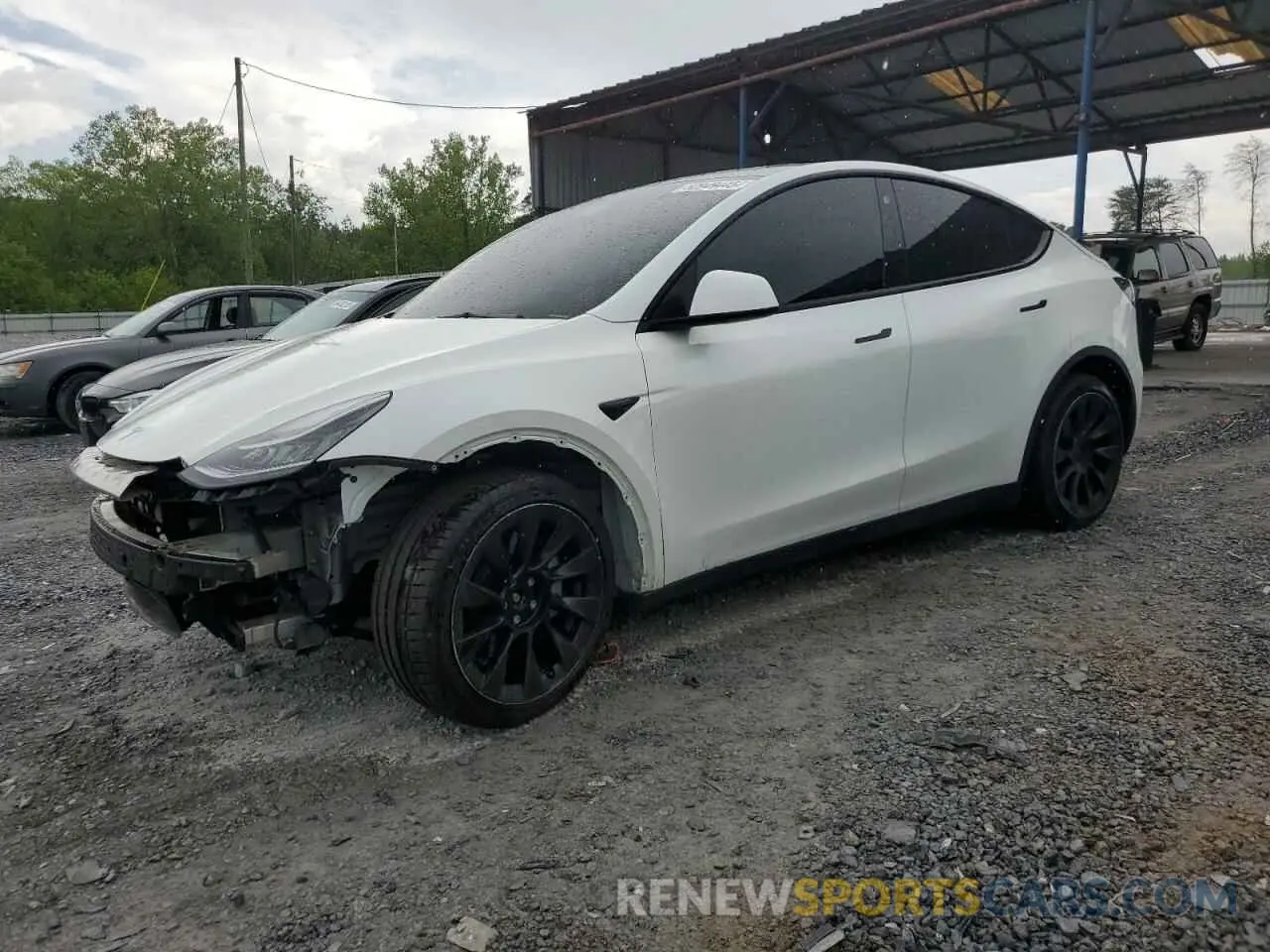 1 Фотография поврежденного автомобиля 7SAYGDEE8NF368061 TESLA MODEL Y 2022