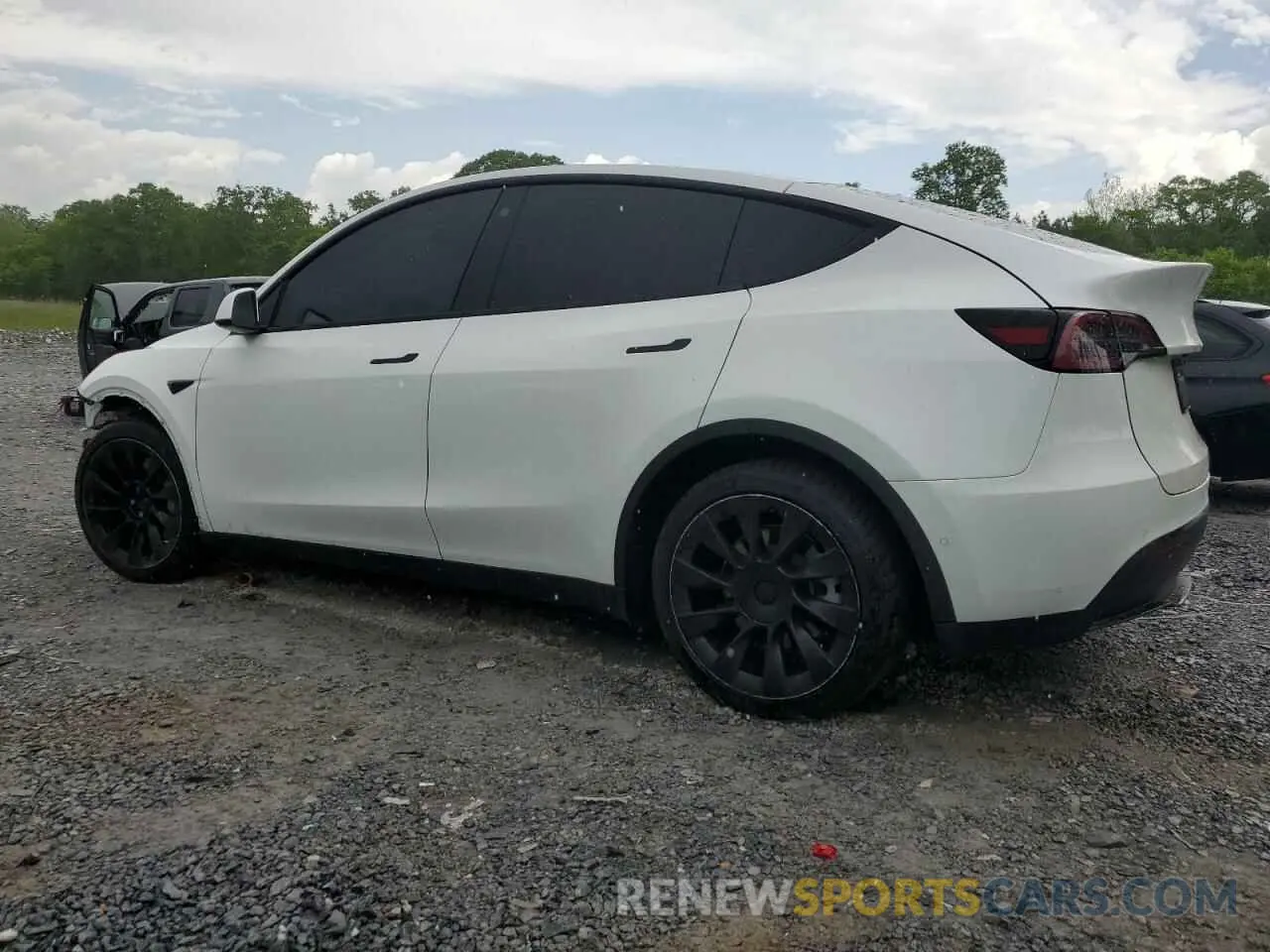 2 Фотография поврежденного автомобиля 7SAYGDEE8NF368061 TESLA MODEL Y 2022