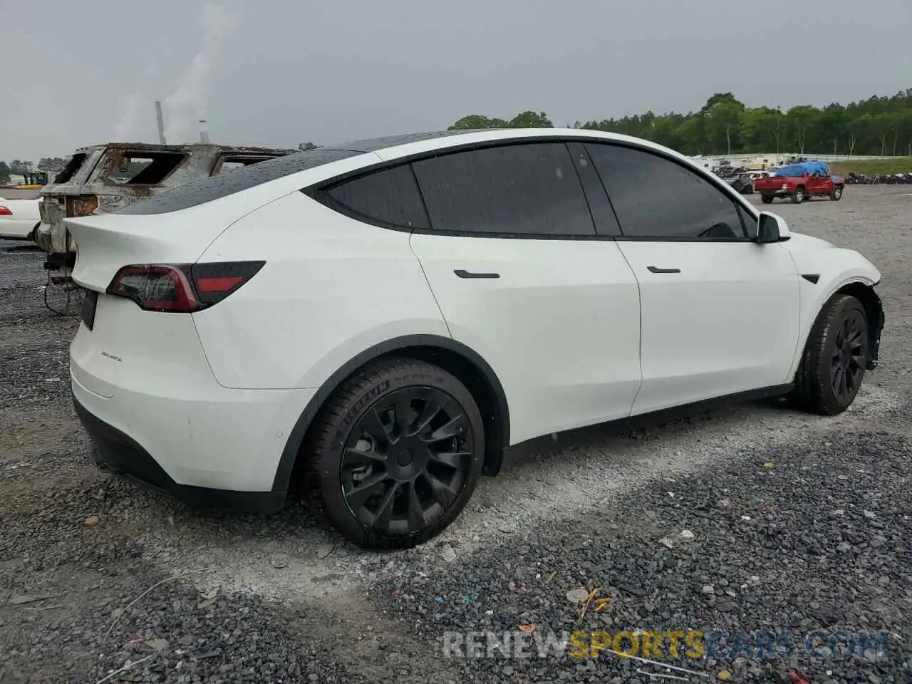 3 Фотография поврежденного автомобиля 7SAYGDEE8NF368061 TESLA MODEL Y 2022