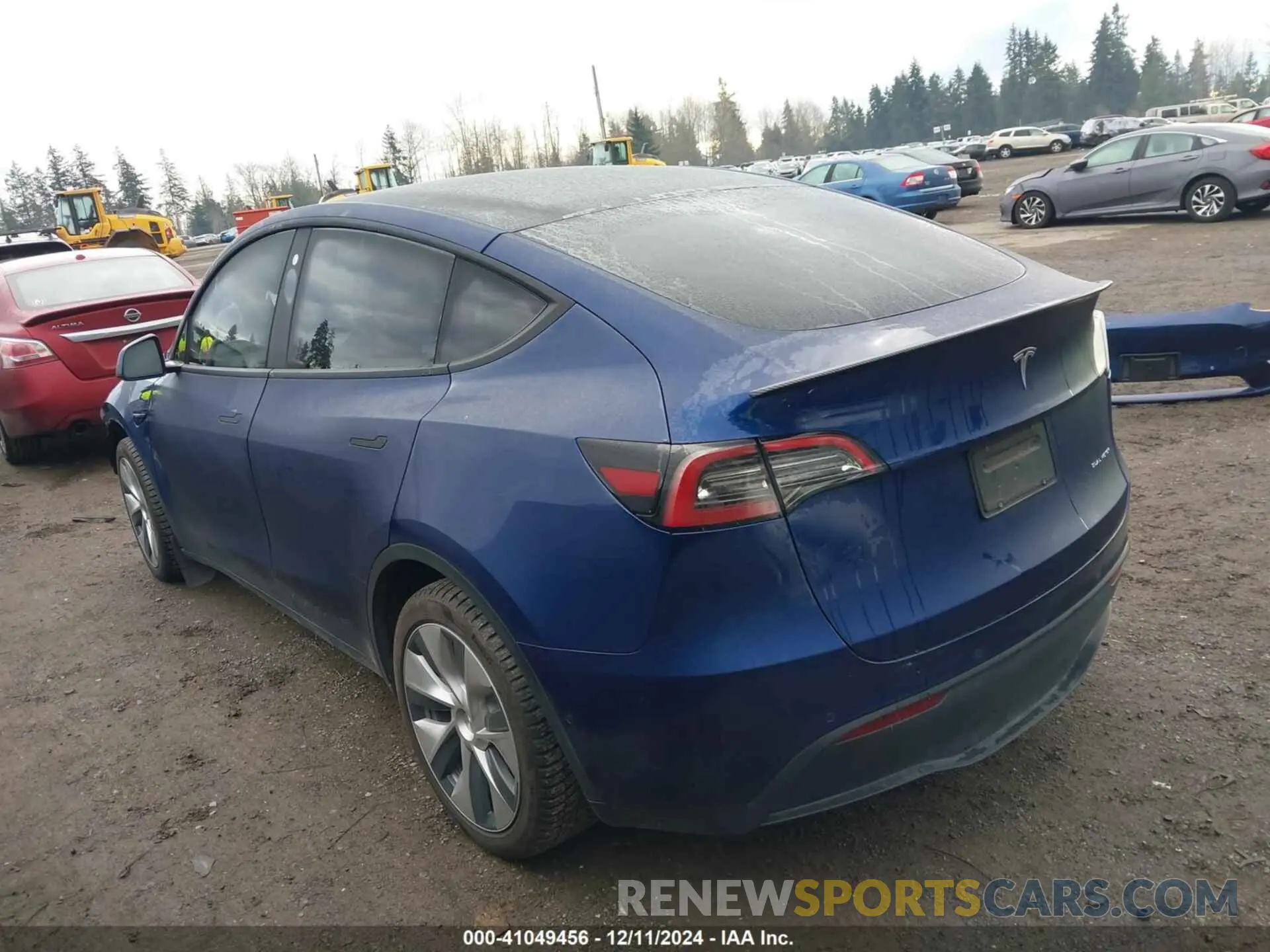 3 Фотография поврежденного автомобиля 7SAYGDEE8NF376077 TESLA MODEL Y 2022