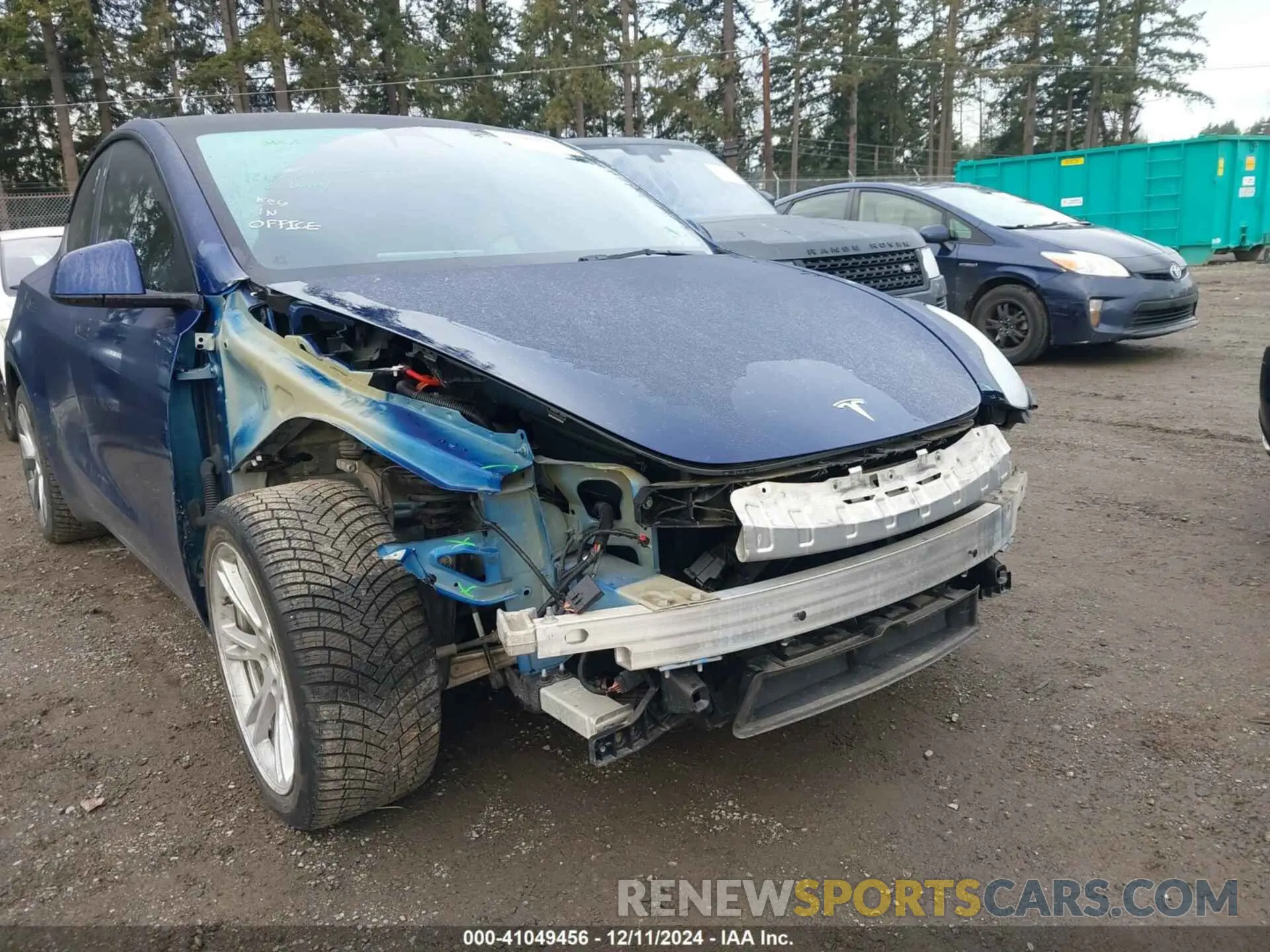 6 Фотография поврежденного автомобиля 7SAYGDEE8NF376077 TESLA MODEL Y 2022