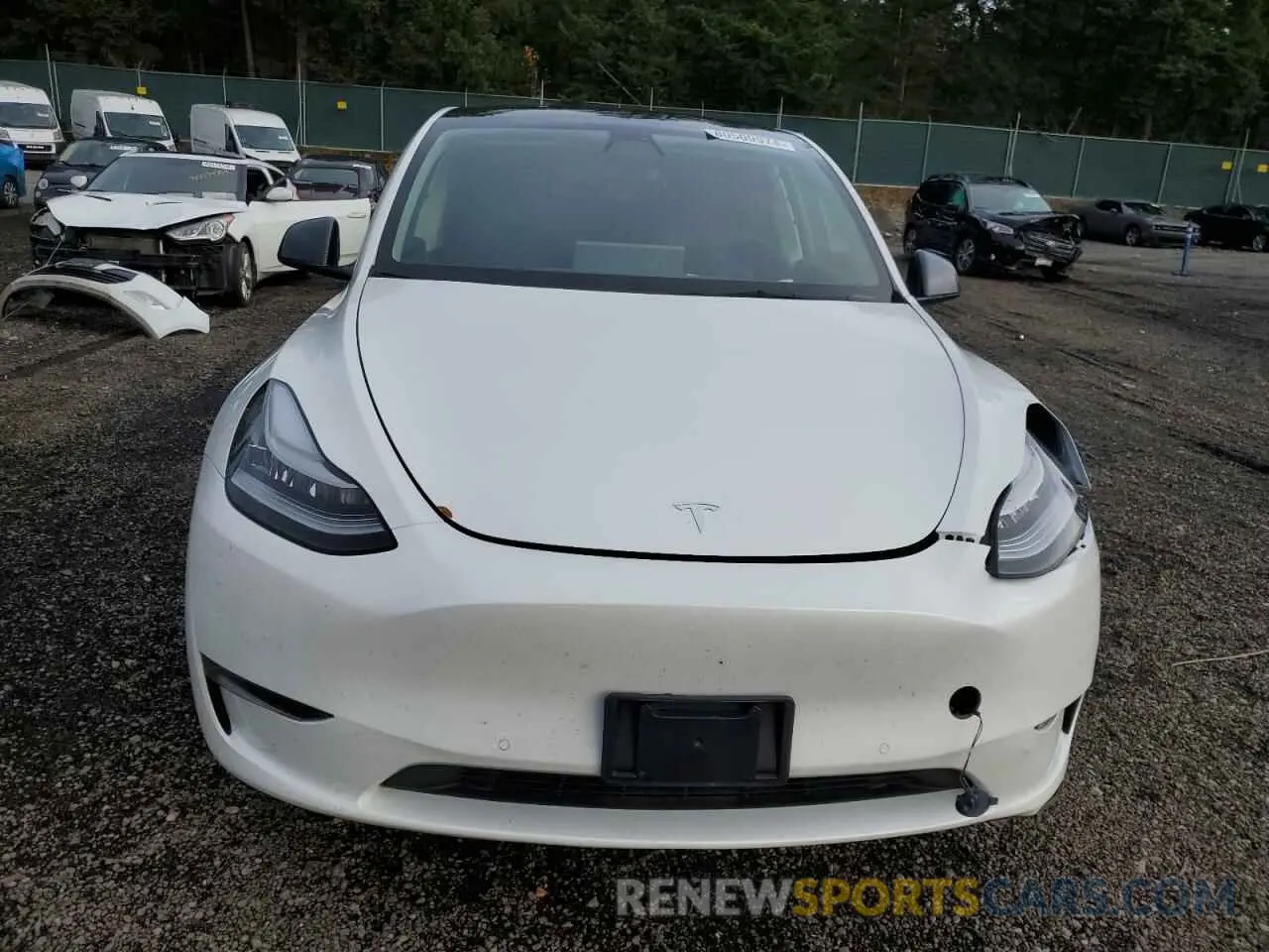 5 Photograph of a damaged car 7SAYGDEE8NF378055 TESLA MODEL Y 2022