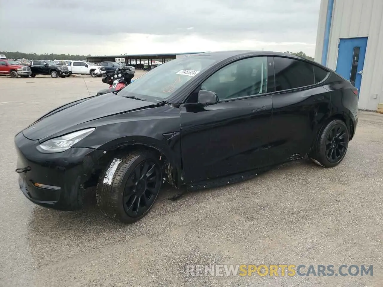 1 Фотография поврежденного автомобиля 7SAYGDEE8NF387208 TESLA MODEL Y 2022