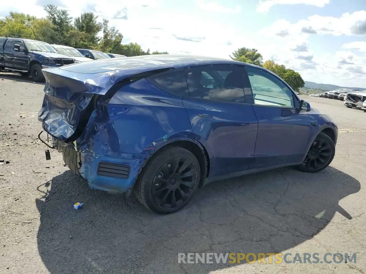 3 Photograph of a damaged car 7SAYGDEE8NF414097 TESLA MODEL Y 2022