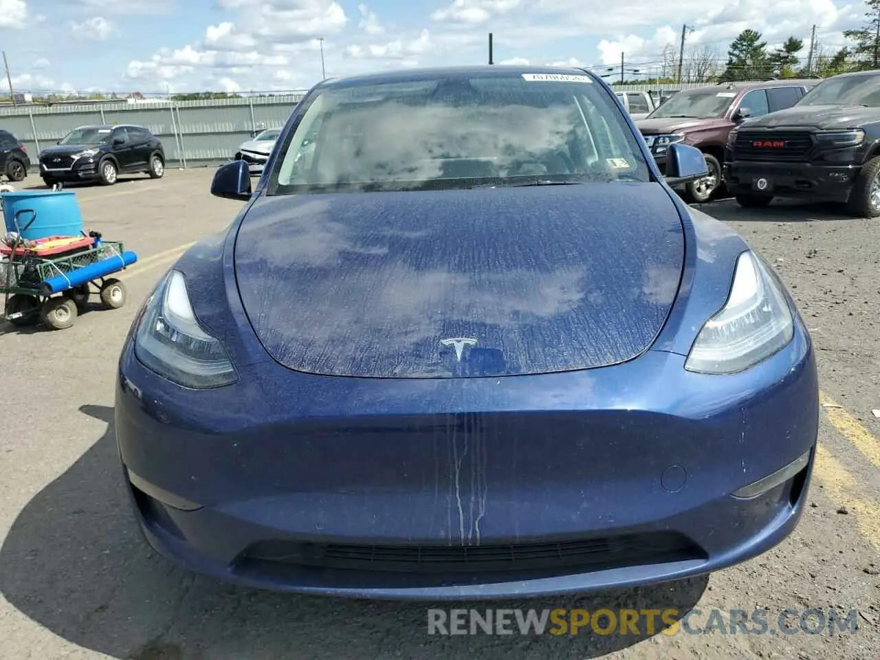 5 Photograph of a damaged car 7SAYGDEE8NF414097 TESLA MODEL Y 2022