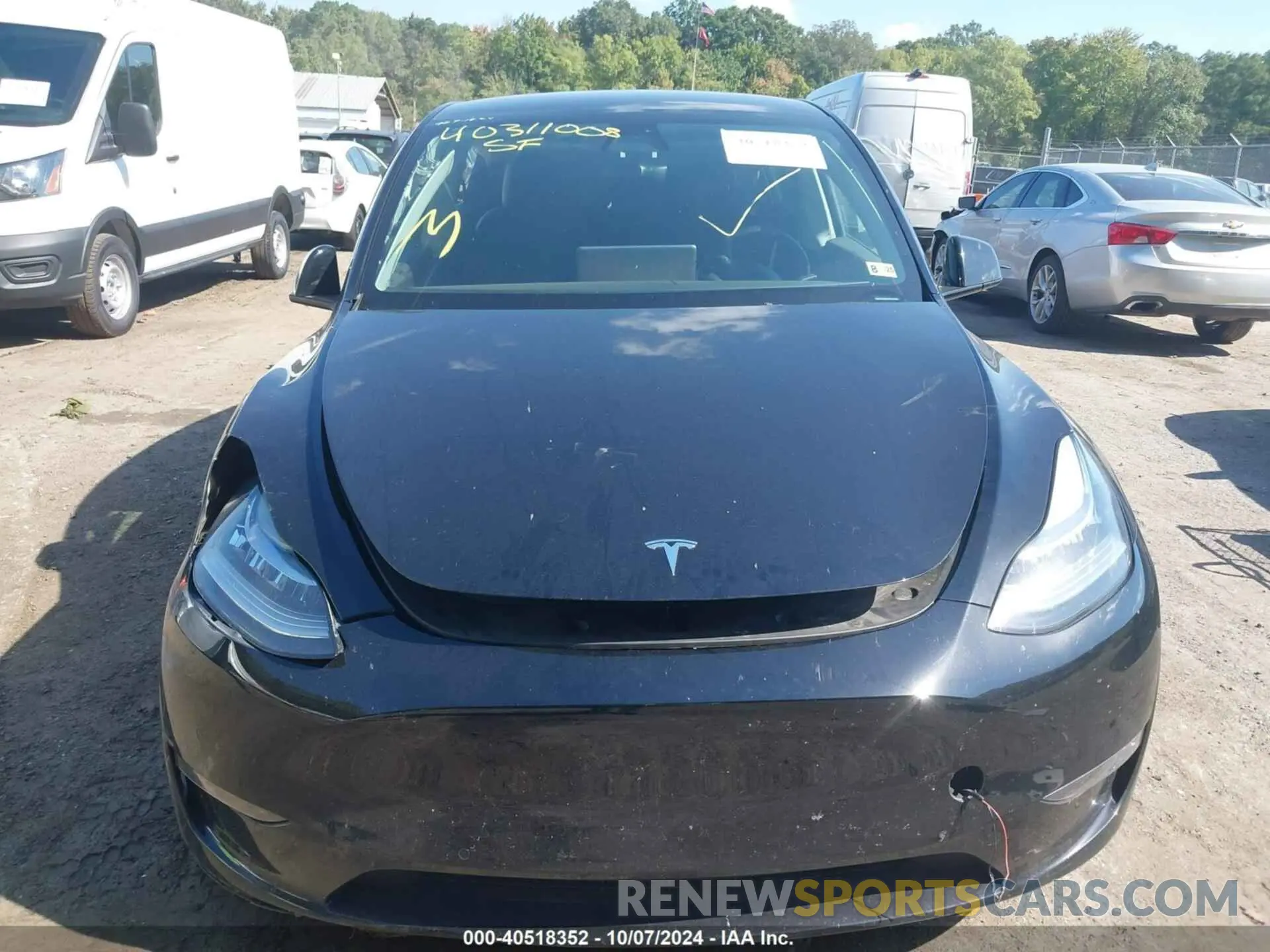 11 Фотография поврежденного автомобиля 7SAYGDEE8NF429568 TESLA MODEL Y 2022