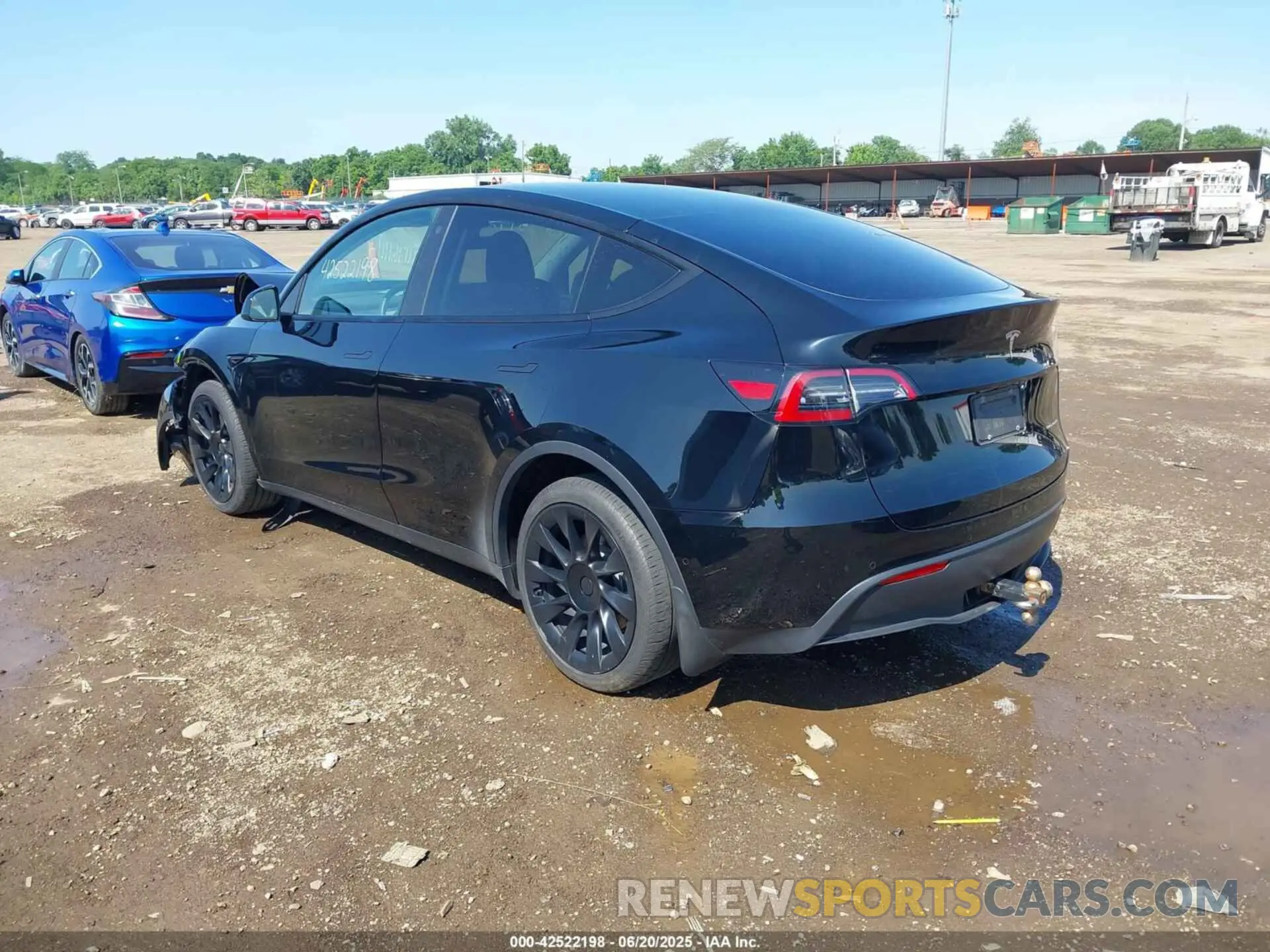 3 Фотография поврежденного автомобиля 7SAYGDEE8NF434074 TESLA MODEL Y 2022