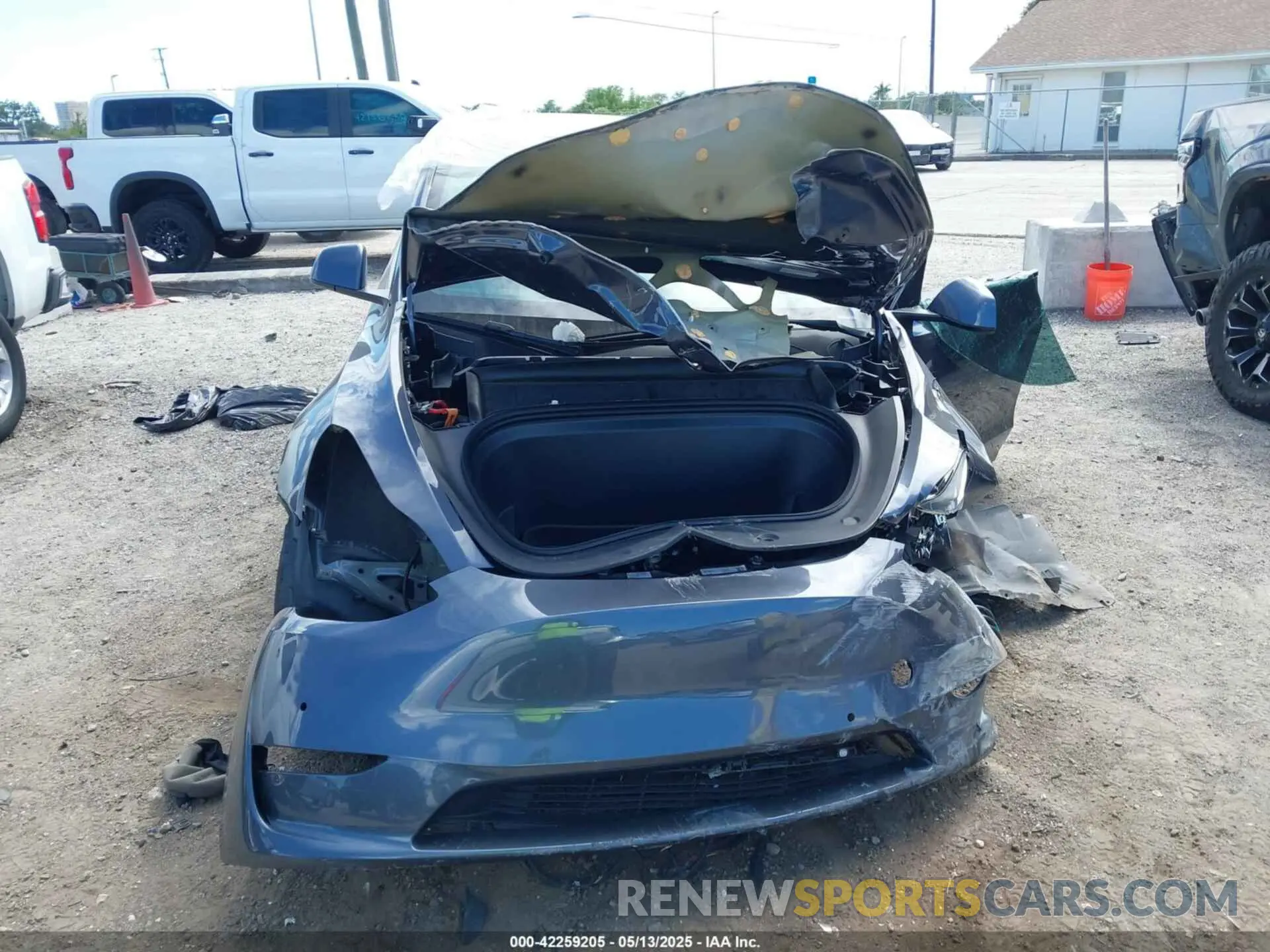 11 Фотография поврежденного автомобиля 7SAYGDEE8NF443194 TESLA MODEL Y 2022
