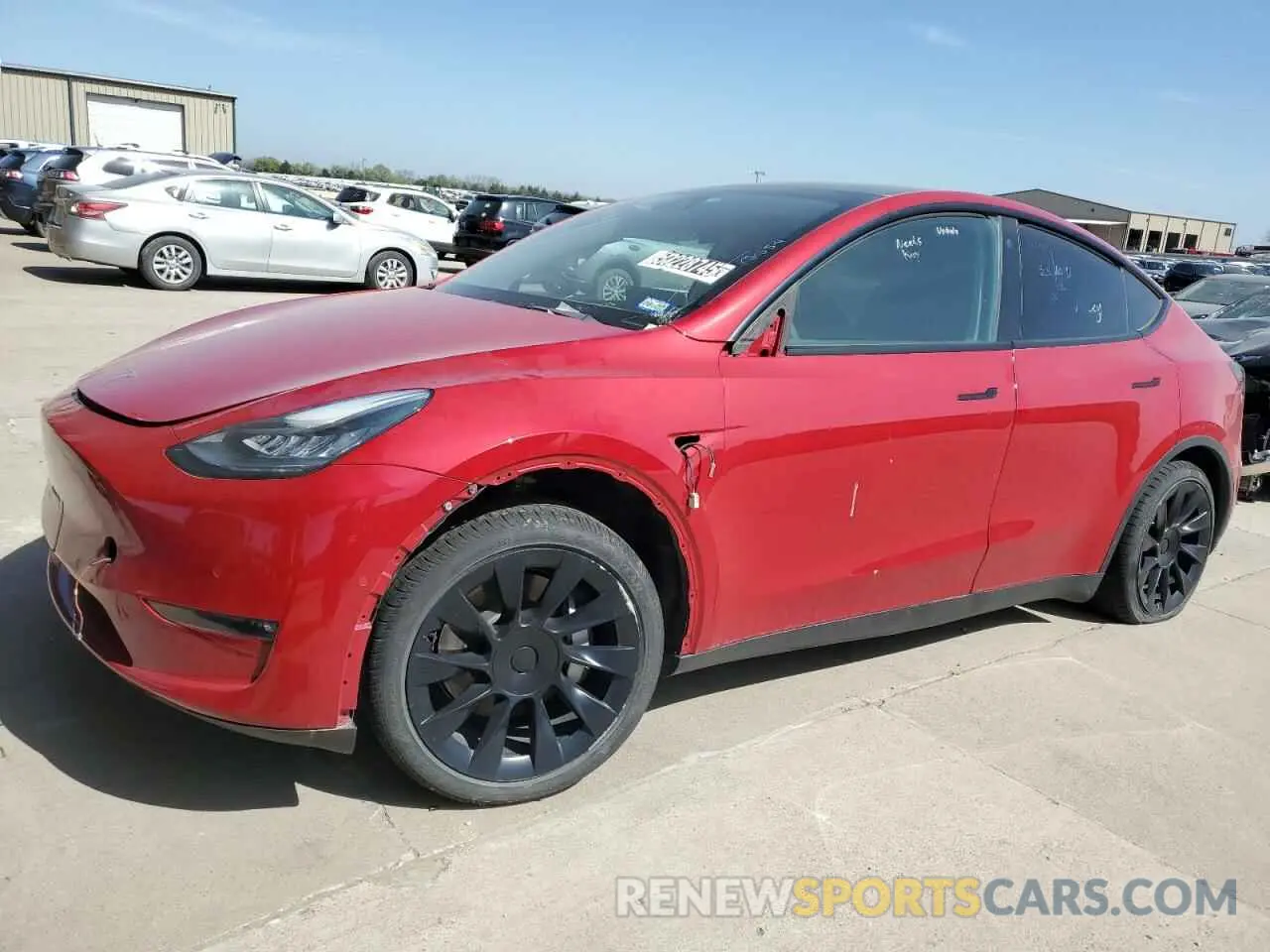 1 Фотография поврежденного автомобиля 7SAYGDEE8NF481444 TESLA MODEL Y 2022