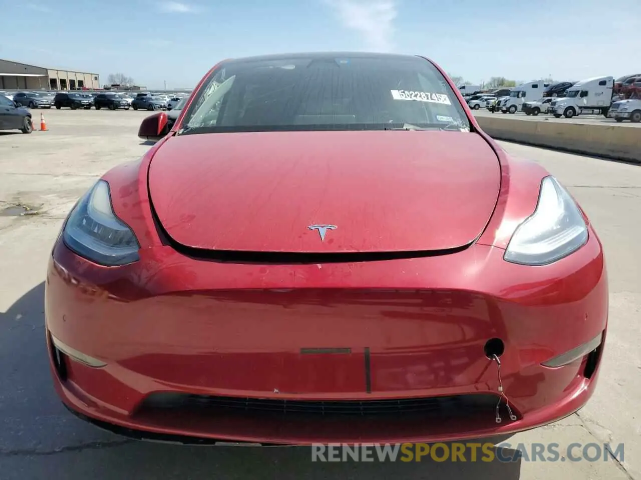 5 Фотография поврежденного автомобиля 7SAYGDEE8NF481444 TESLA MODEL Y 2022