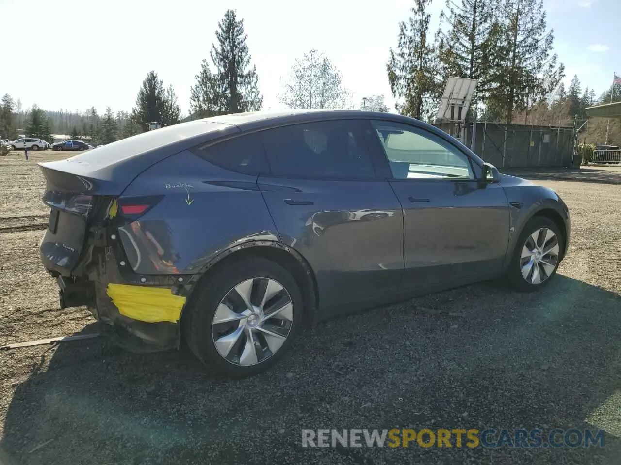 3 Photograph of a damaged car 7SAYGDEE8NF518847 TESLA MODEL Y 2022