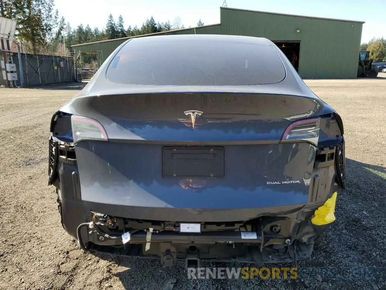 6 Photograph of a damaged car 7SAYGDEE8NF518847 TESLA MODEL Y 2022