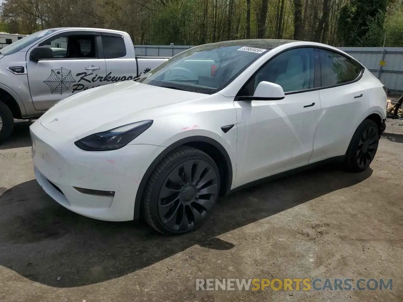 1 Photograph of a damaged car 7SAYGDEE8NF524454 TESLA MODEL Y 2022