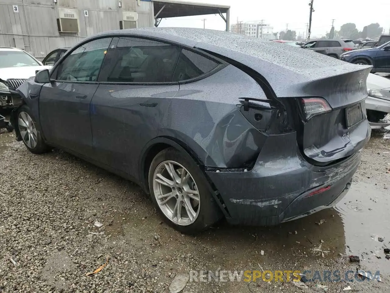 2 Photograph of a damaged car 7SAYGDEE8NF555915 TESLA MODEL Y 2022