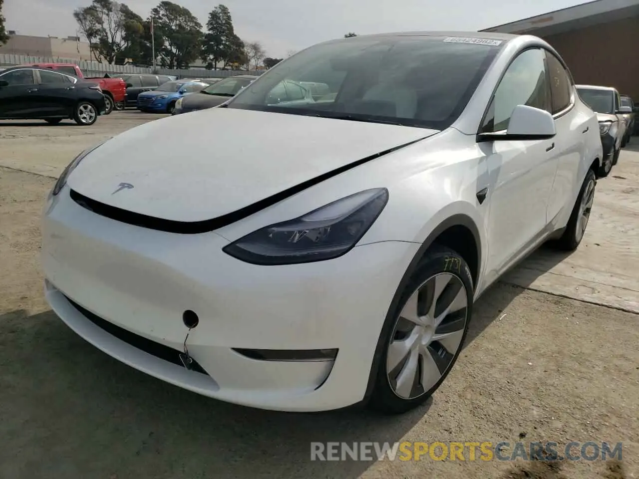 2 Photograph of a damaged car 7SAYGDEE8NF557809 TESLA MODEL Y 2022