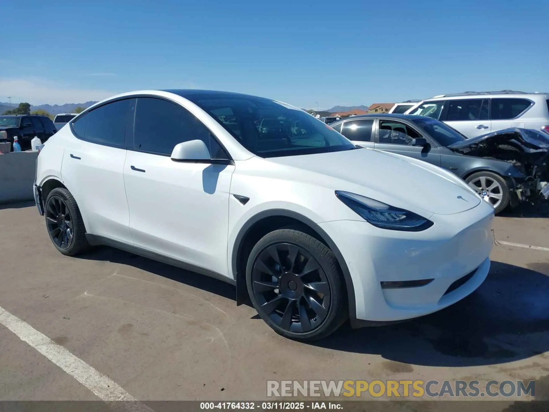1 Фотография поврежденного автомобиля 7SAYGDEE9NA017284 TESLA MODEL Y 2022