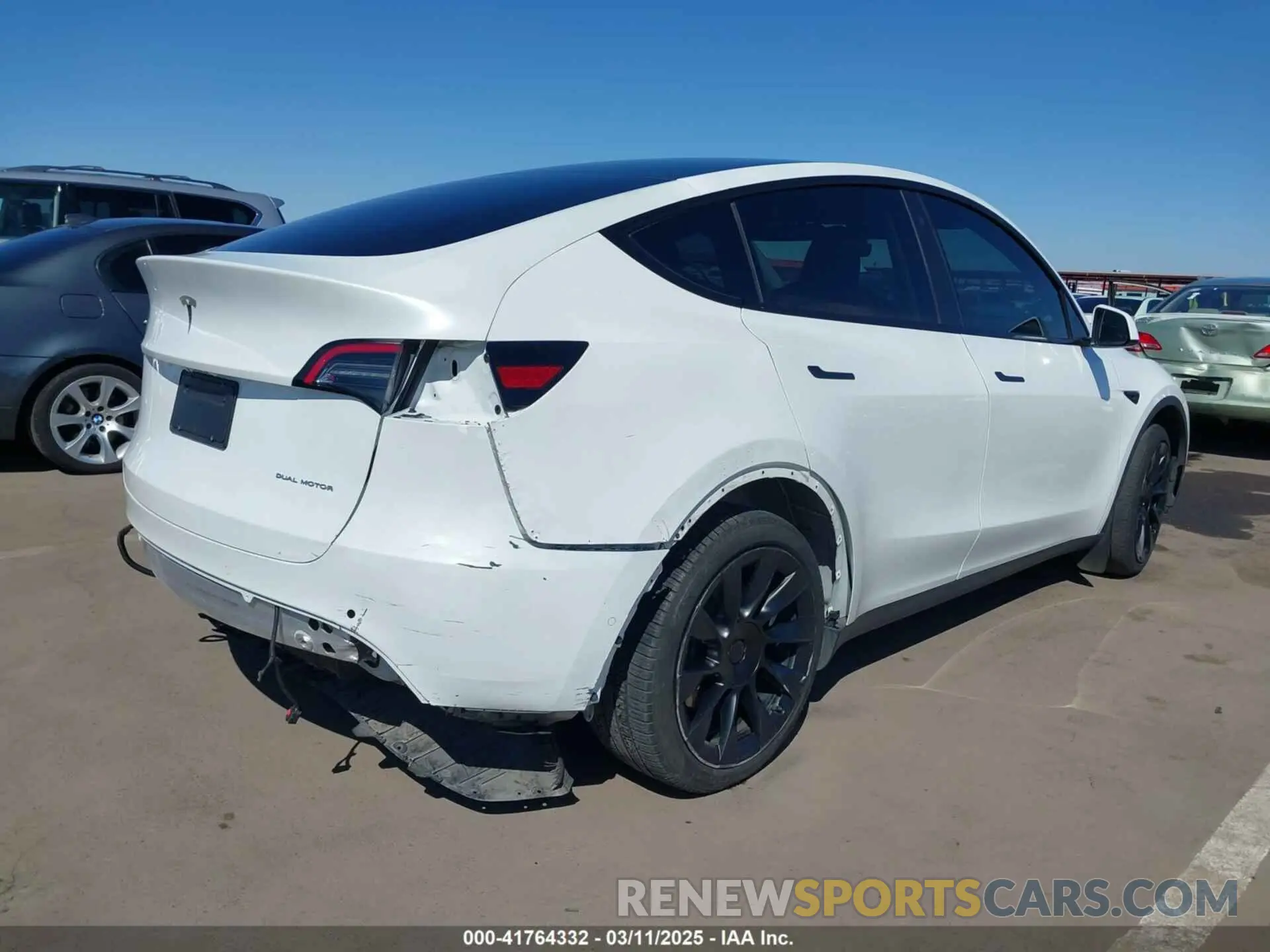 6 Фотография поврежденного автомобиля 7SAYGDEE9NA017284 TESLA MODEL Y 2022