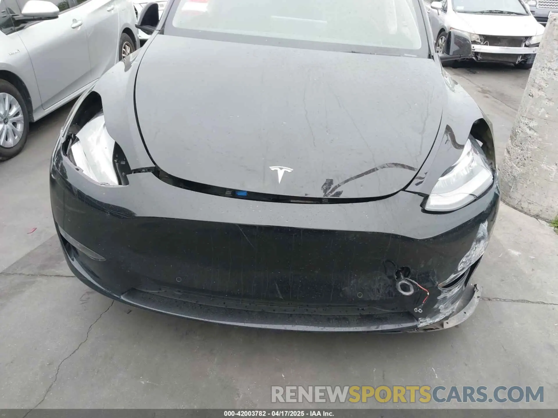 13 Photograph of a damaged car 7SAYGDEE9NA022842 TESLA MODEL Y 2022