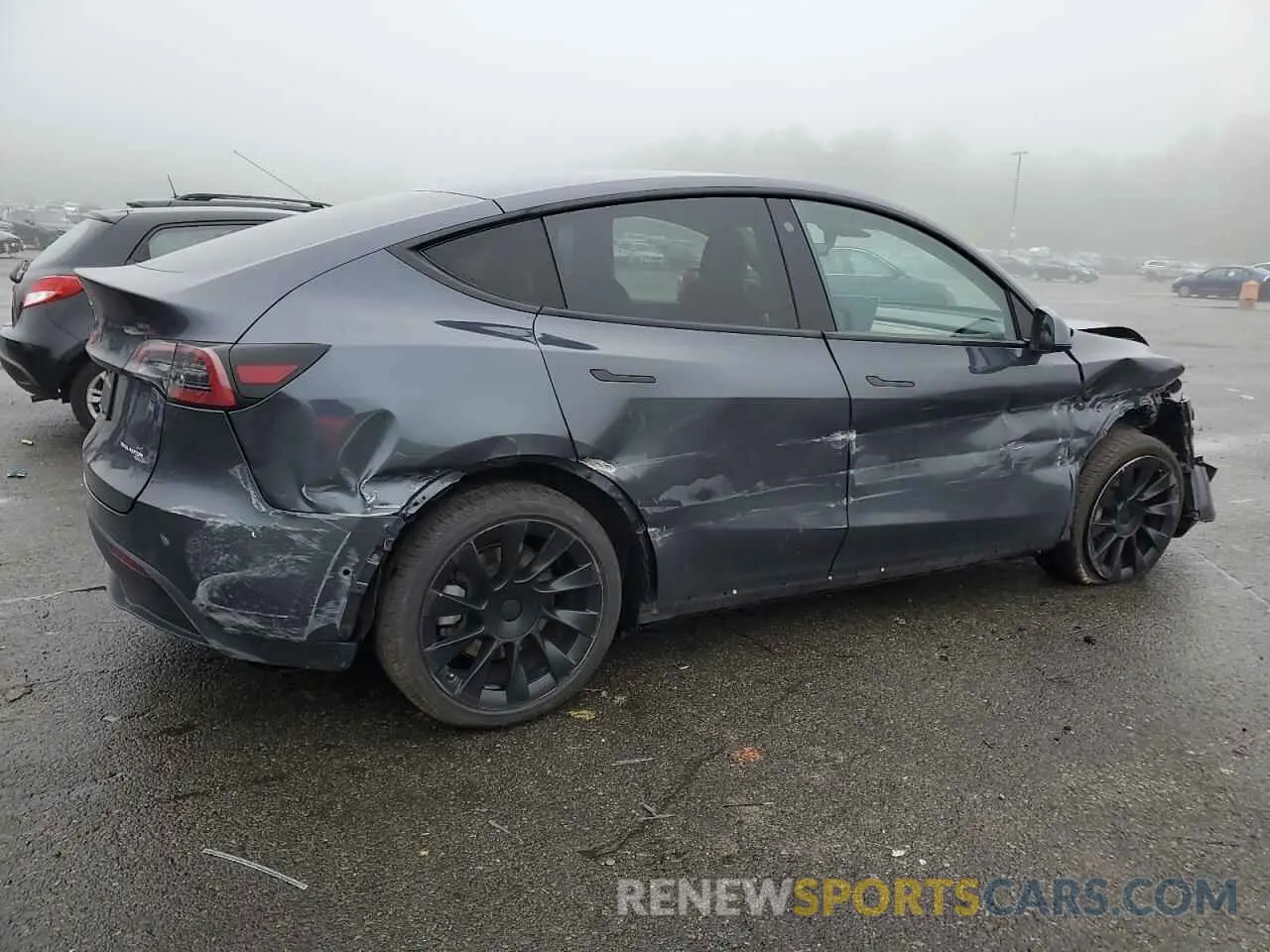 3 Photograph of a damaged car 7SAYGDEE9NF314154 TESLA MODEL Y 2022