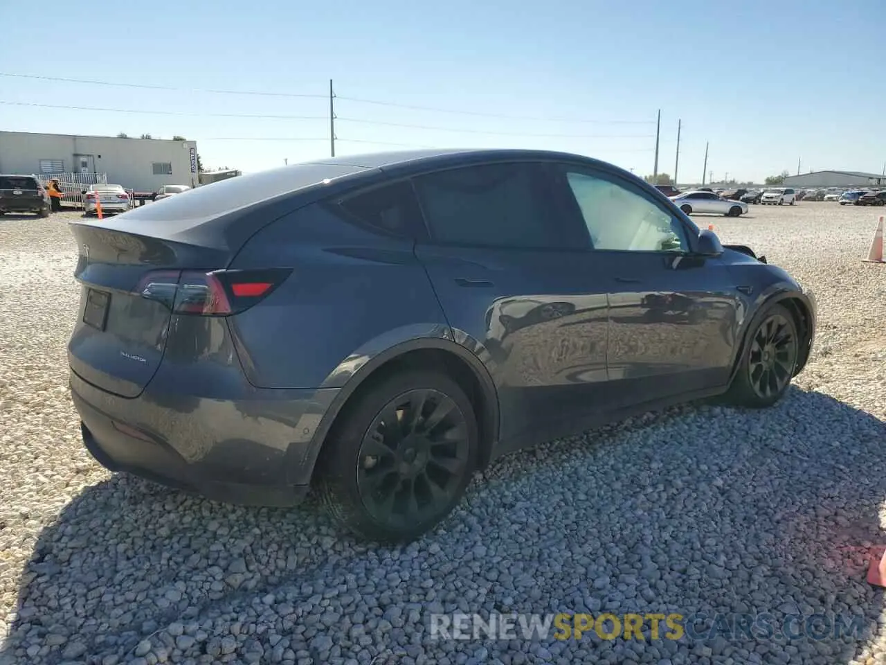3 Photograph of a damaged car 7SAYGDEE9NF317331 TESLA MODEL Y 2022