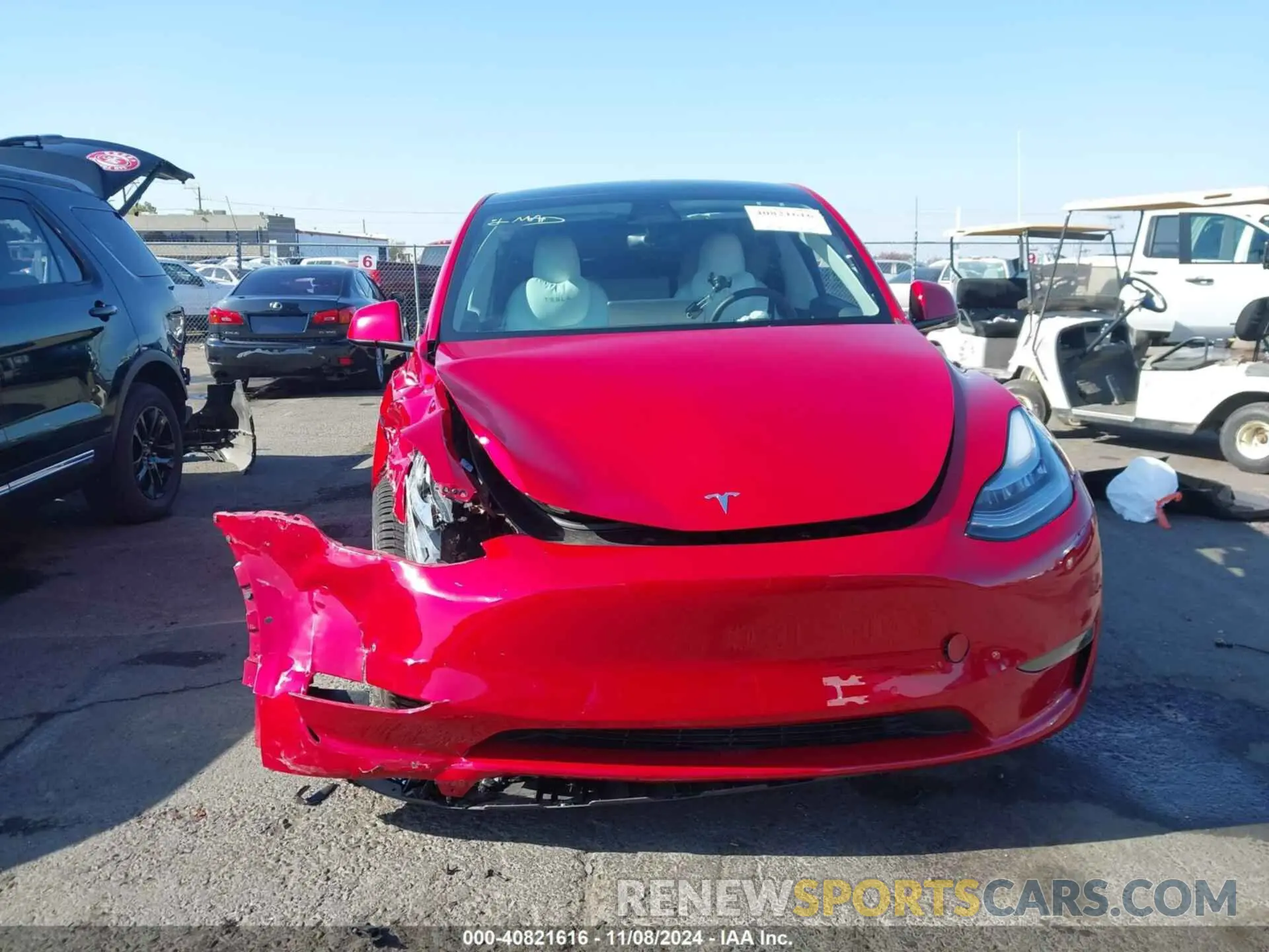 13 Photograph of a damaged car 7SAYGDEE9NF407840 TESLA MODEL Y 2022