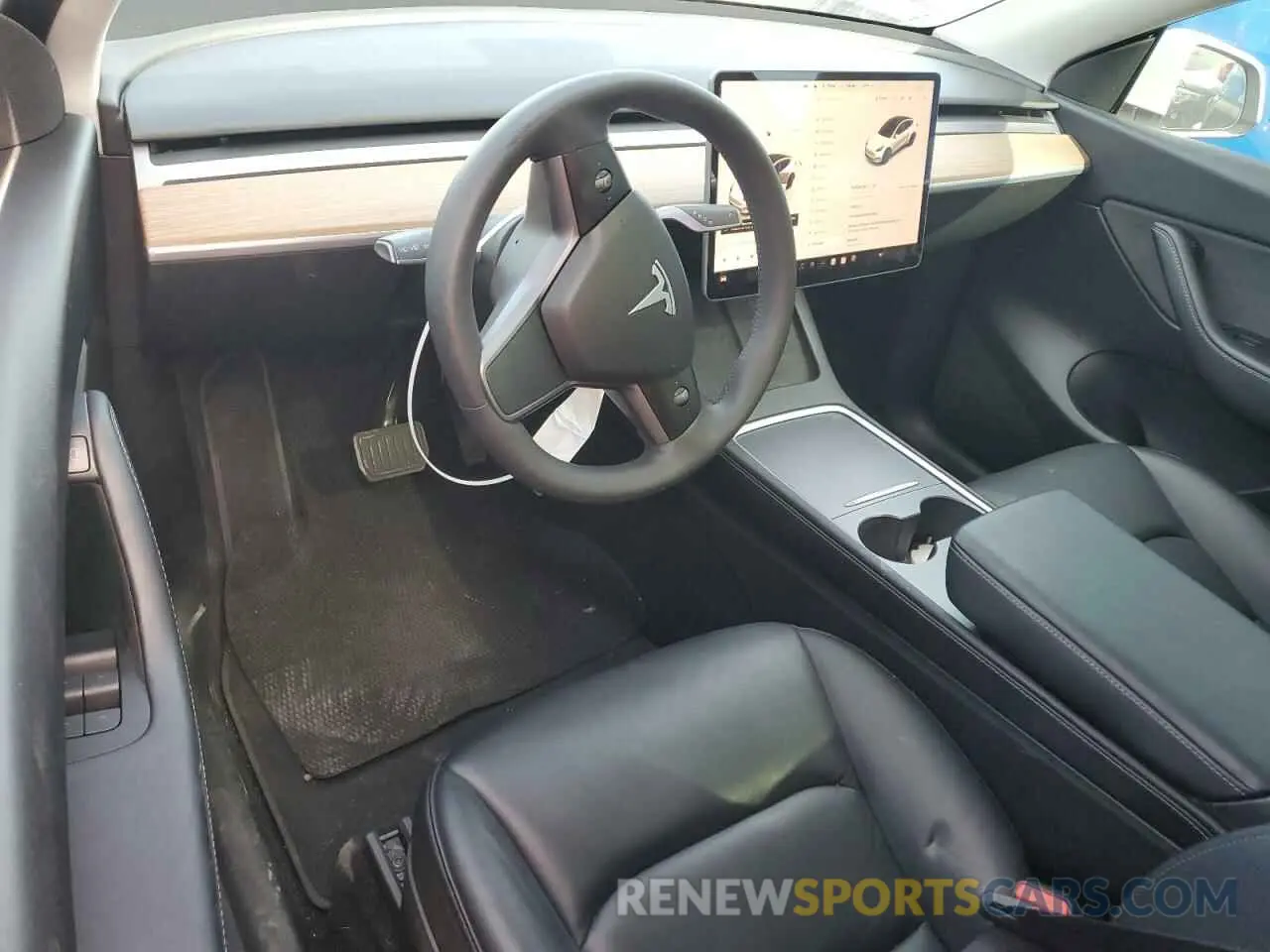 8 Photograph of a damaged car 7SAYGDEE9NF411550 TESLA MODEL Y 2022
