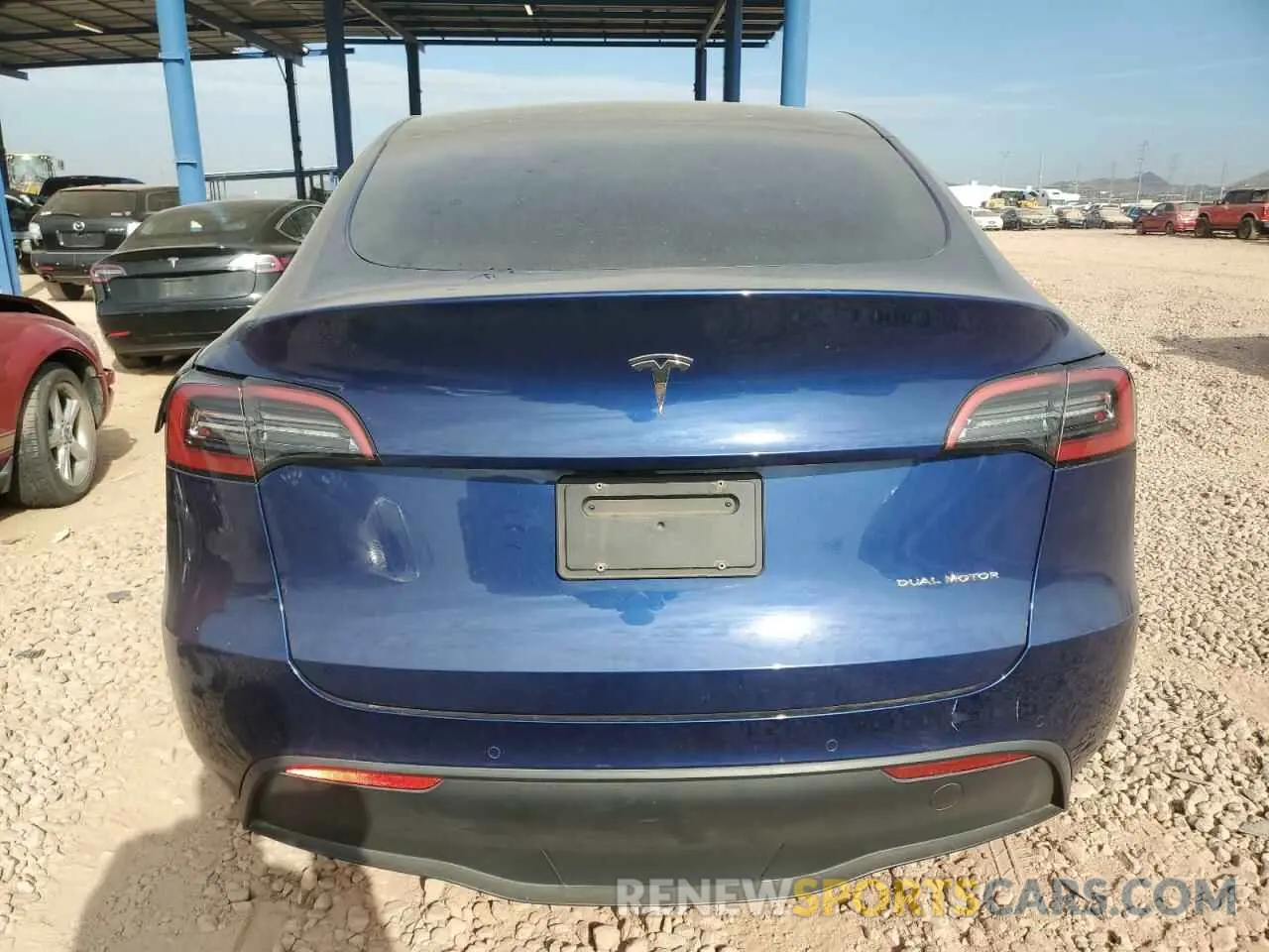 6 Photograph of a damaged car 7SAYGDEE9NF411810 TESLA MODEL Y 2022
