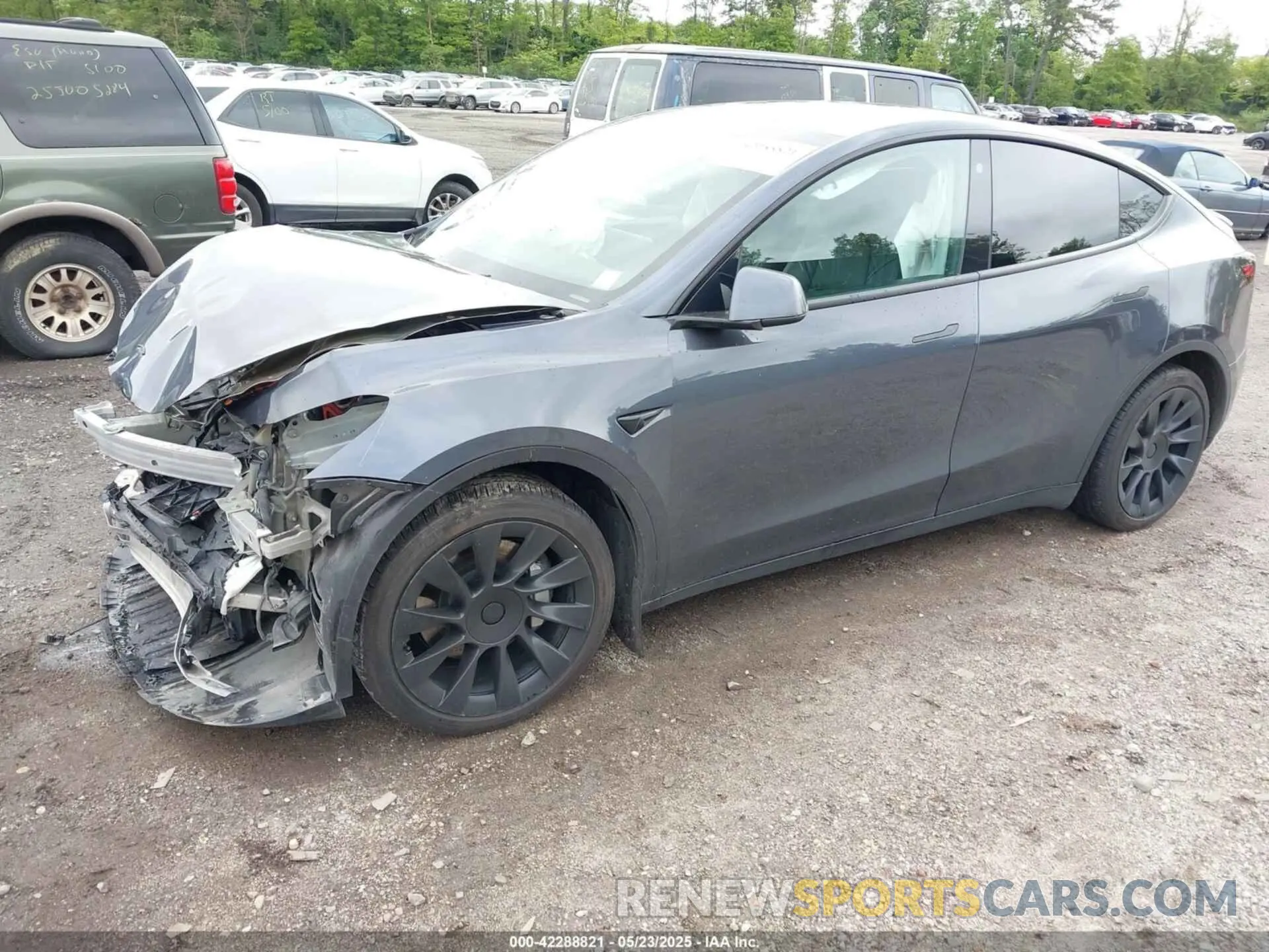 2 Photograph of a damaged car 7SAYGDEE9NF424248 TESLA MODEL Y 2022
