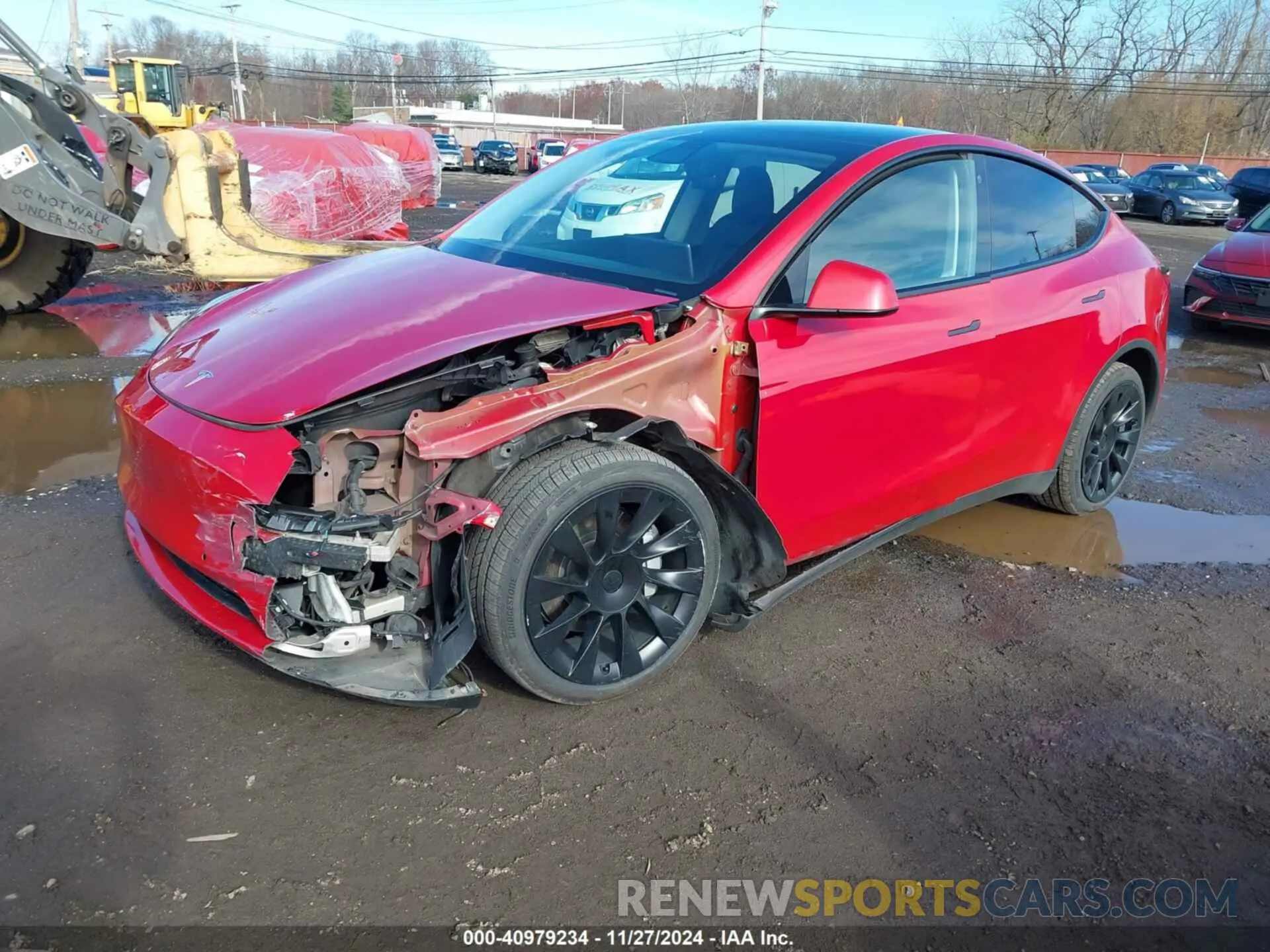 2 Photograph of a damaged car 7SAYGDEE9NF426372 TESLA MODEL Y 2022