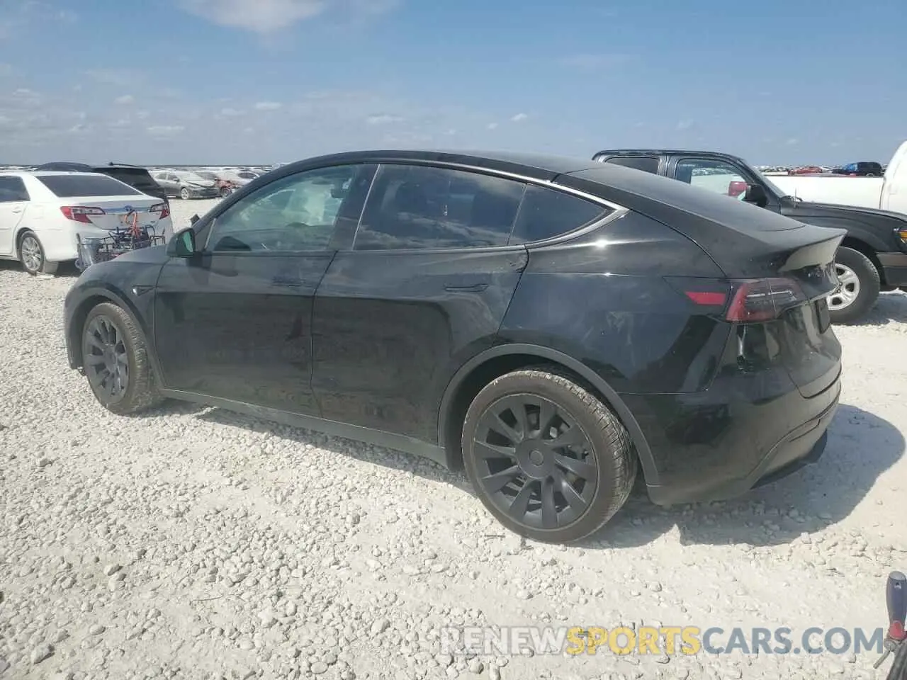 2 Photograph of a damaged car 7SAYGDEE9NF437288 TESLA MODEL Y 2022