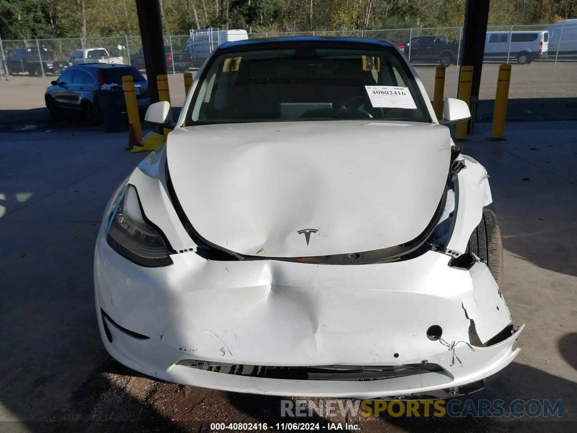 11 Фотография поврежденного автомобиля 7SAYGDEE9NF437503 TESLA MODEL Y 2022
