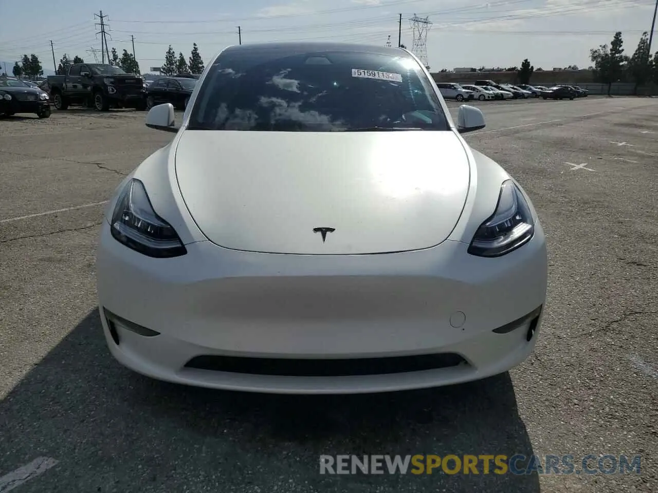 5 Photograph of a damaged car 7SAYGDEE9NF437856 TESLA MODEL Y 2022