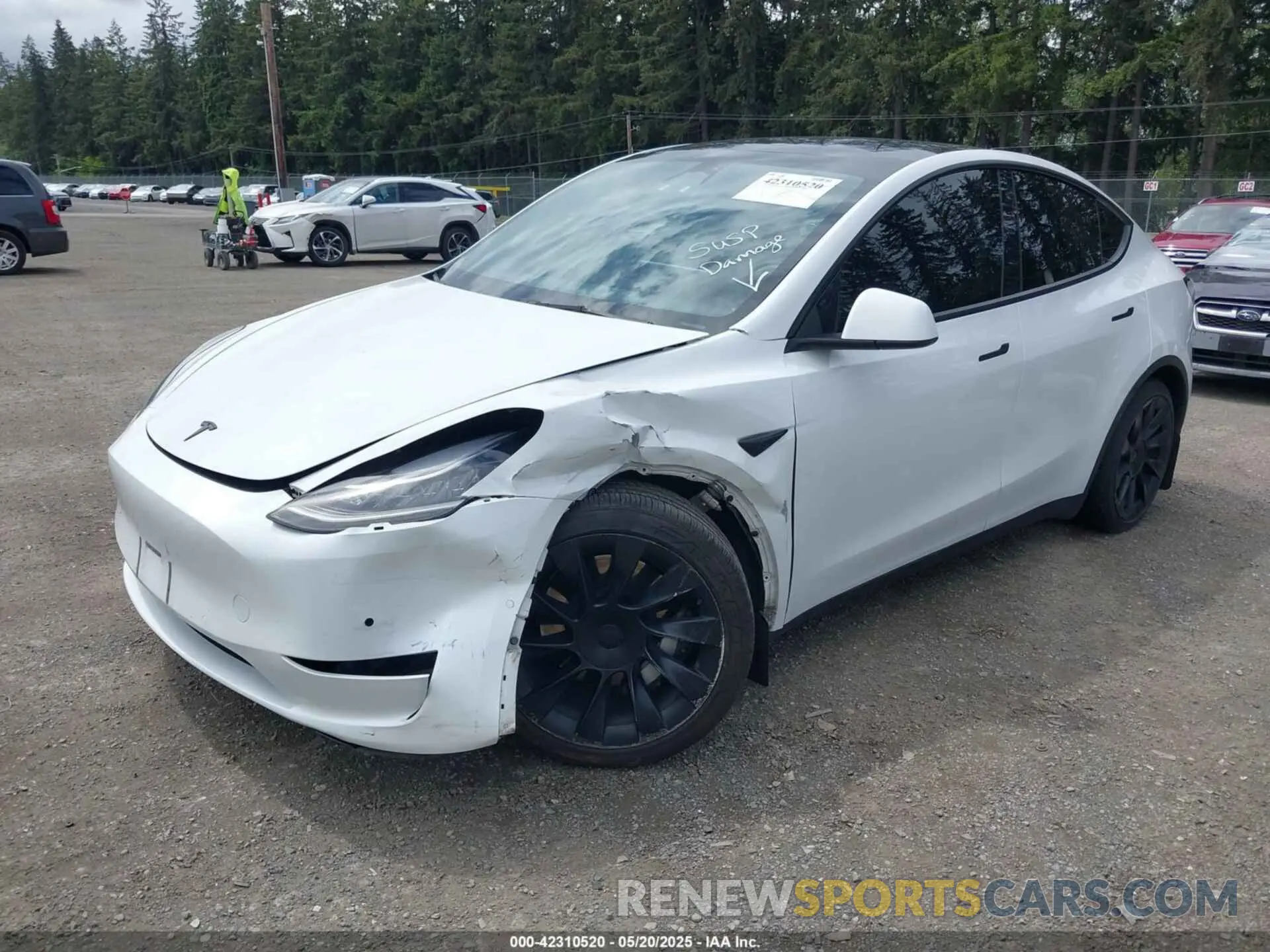 2 Фотография поврежденного автомобиля 7SAYGDEE9NF494901 TESLA MODEL Y 2022