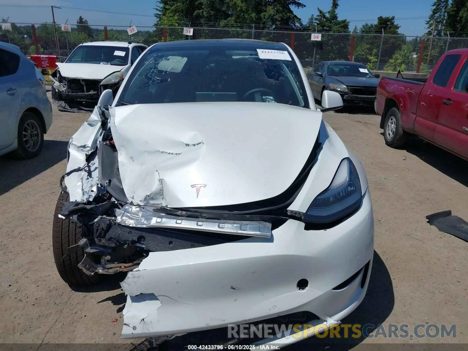 12 Фотография поврежденного автомобиля 7SAYGDEE9NF509655 TESLA MODEL Y 2022