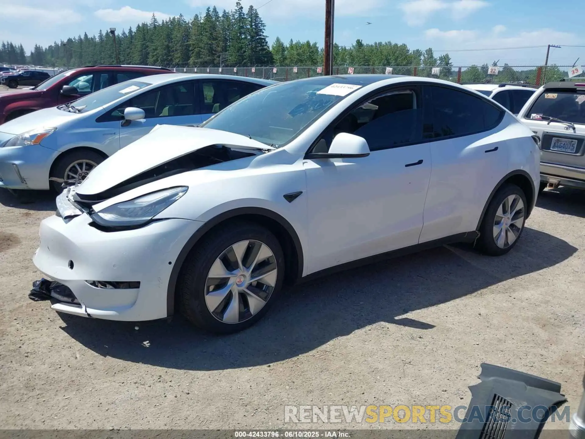 2 Фотография поврежденного автомобиля 7SAYGDEE9NF509655 TESLA MODEL Y 2022