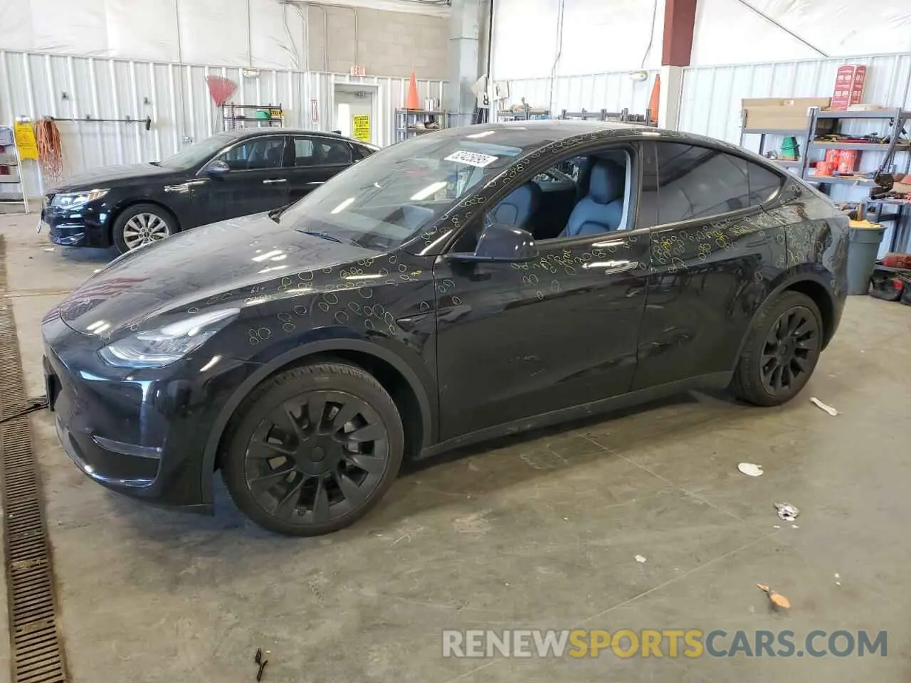 1 Photograph of a damaged car 7SAYGDEEXNF342349 TESLA MODEL Y 2022