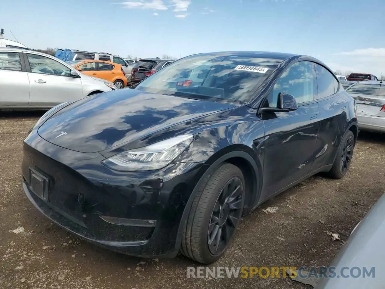 1 Фотография поврежденного автомобиля 7SAYGDEEXNF362343 TESLA MODEL Y 2022