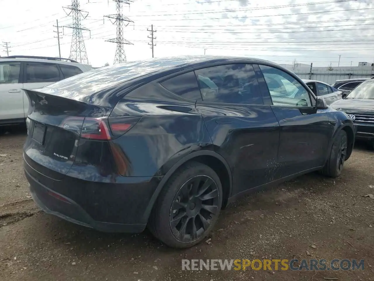 3 Фотография поврежденного автомобиля 7SAYGDEEXNF362343 TESLA MODEL Y 2022