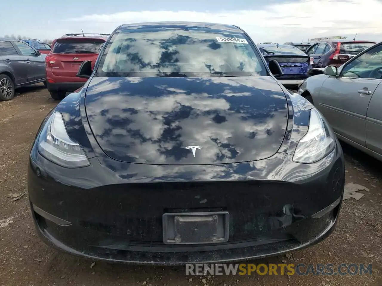 5 Фотография поврежденного автомобиля 7SAYGDEEXNF362343 TESLA MODEL Y 2022