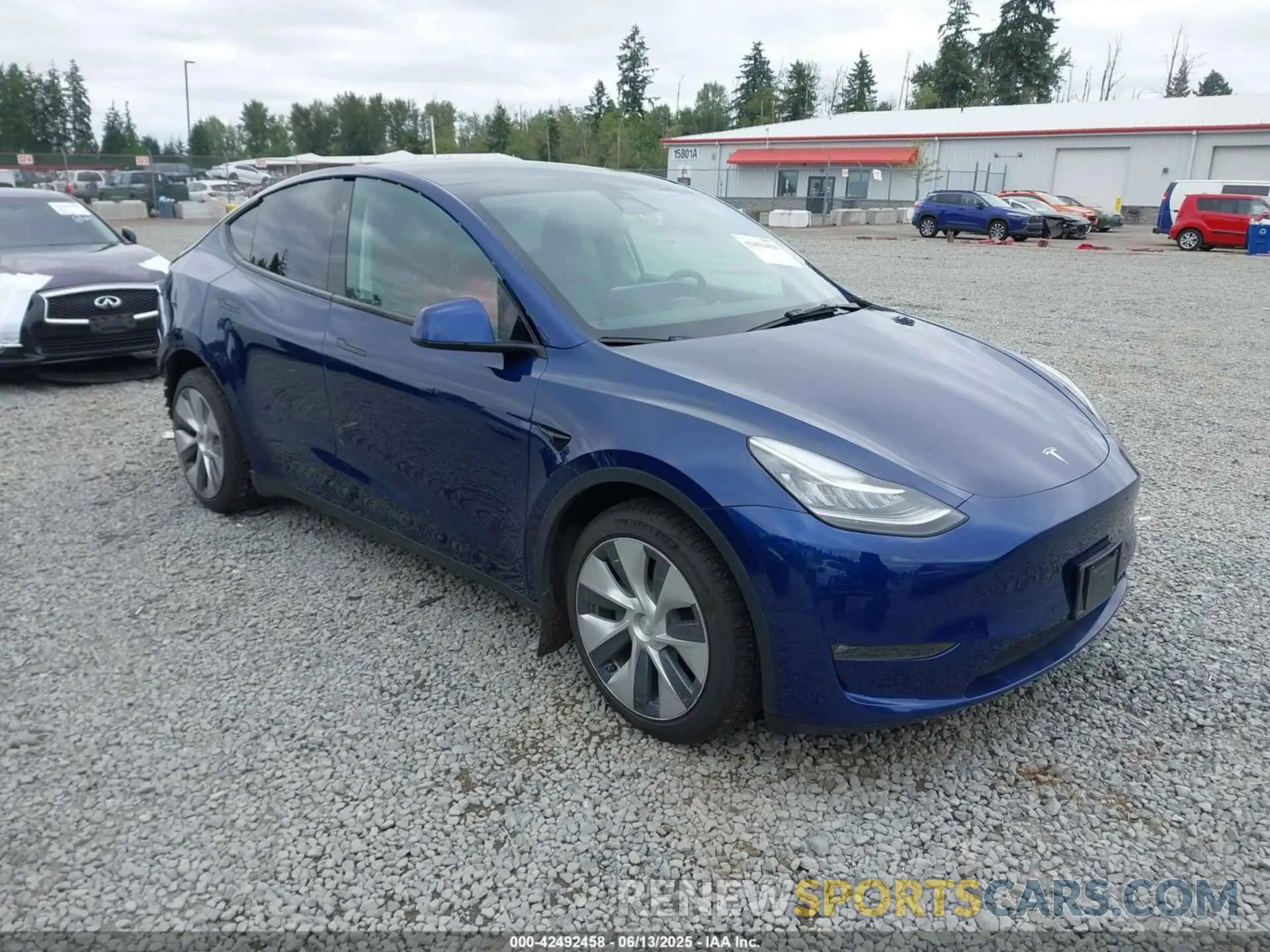 1 Фотография поврежденного автомобиля 7SAYGDEEXNF409340 TESLA MODEL Y 2022