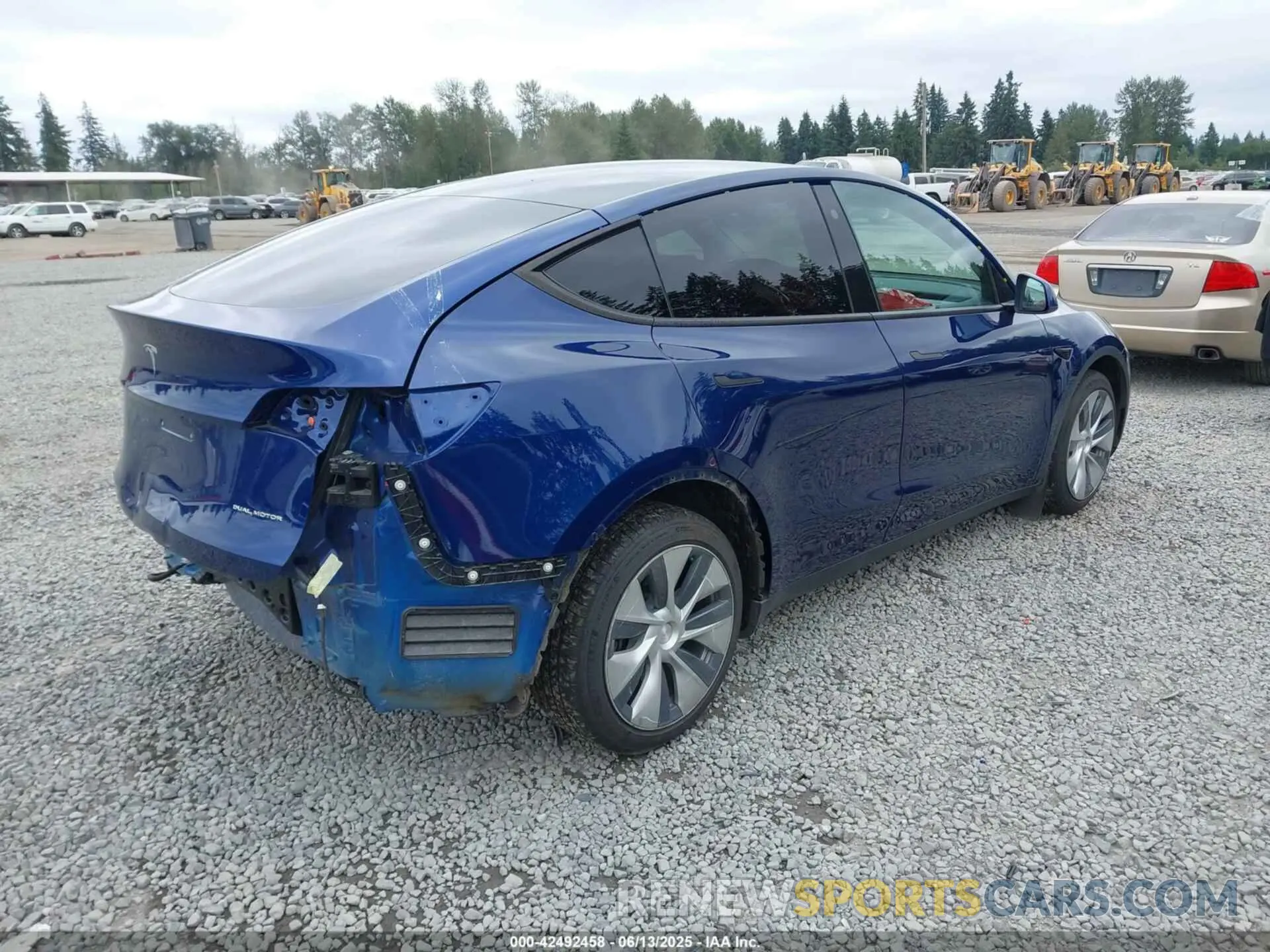 4 Фотография поврежденного автомобиля 7SAYGDEEXNF409340 TESLA MODEL Y 2022