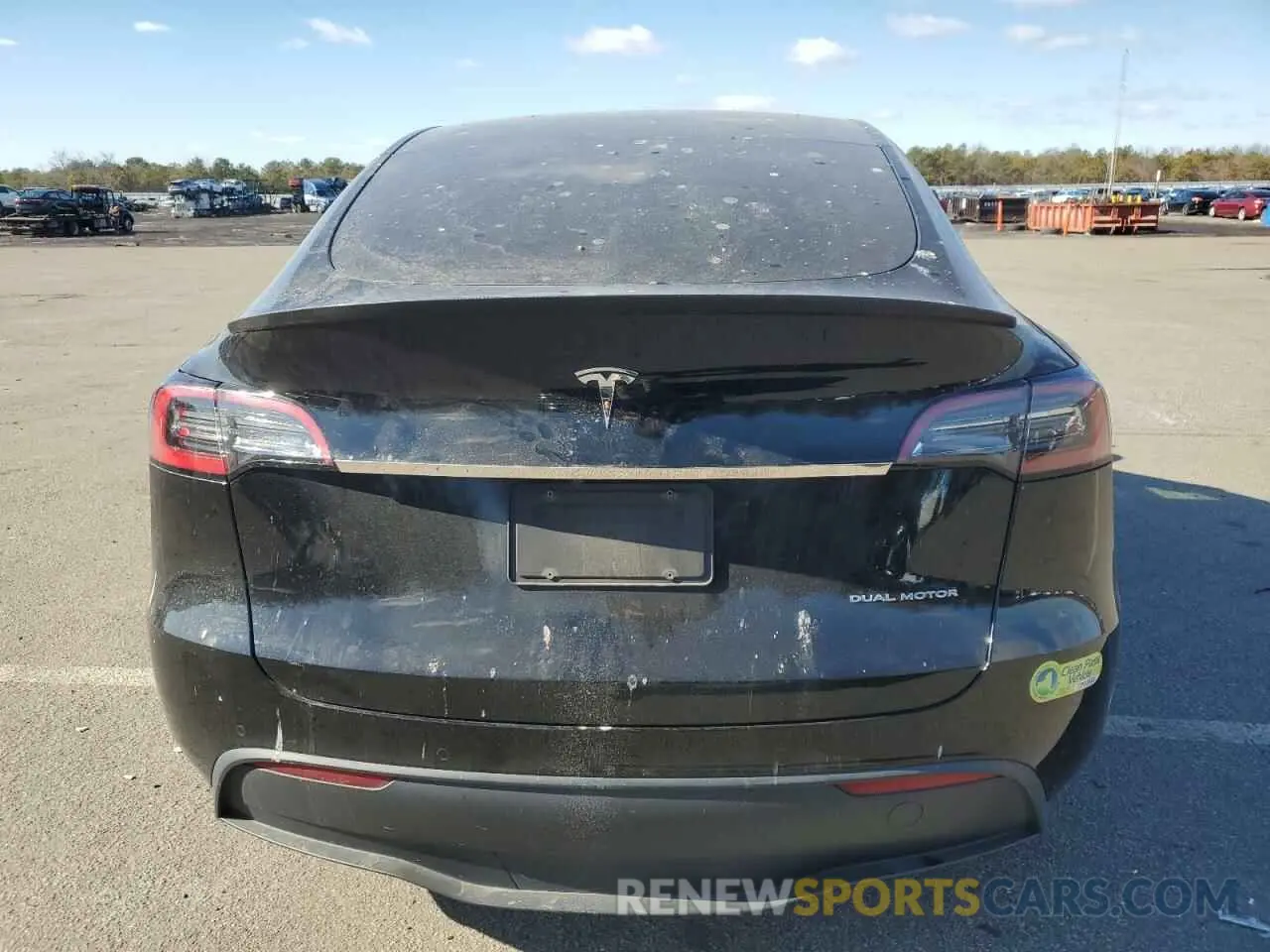 6 Photograph of a damaged car 7SAYGDEEXNF442919 TESLA MODEL Y 2022