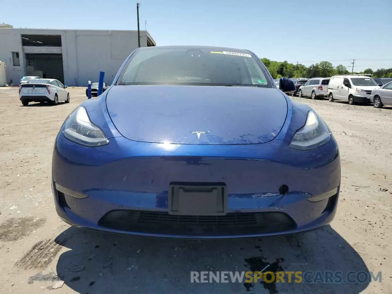 5 Photograph of a damaged car 7SAYGDEEXNF444122 TESLA MODEL Y 2022