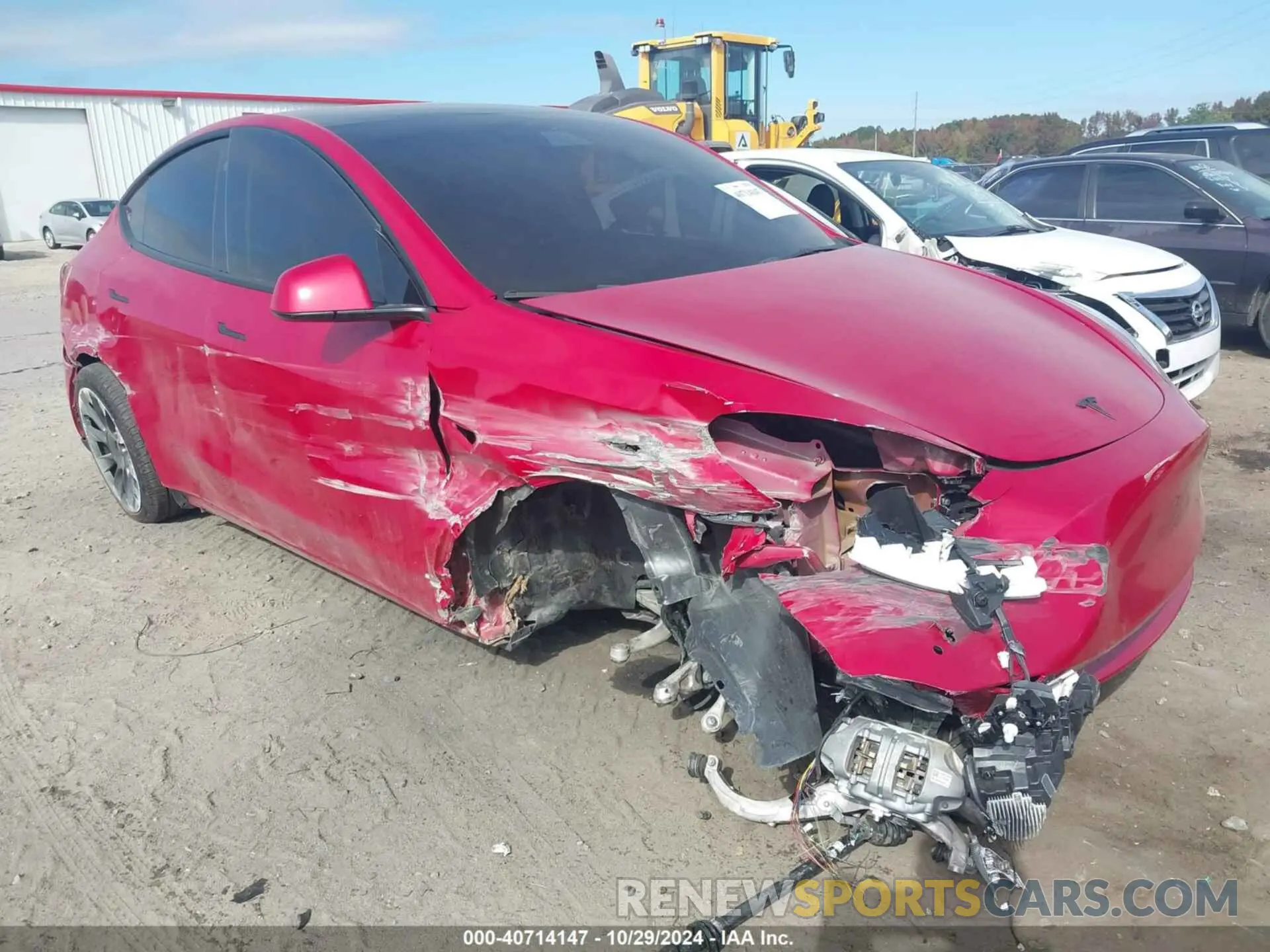 6 Photograph of a damaged car 7SAYGDEEXNF453743 TESLA MODEL Y 2022