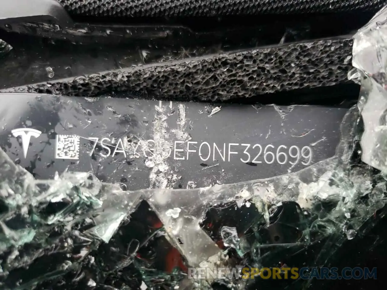 14 Photograph of a damaged car 7SAYGDEF0NF326699 TESLA MODEL Y 2022