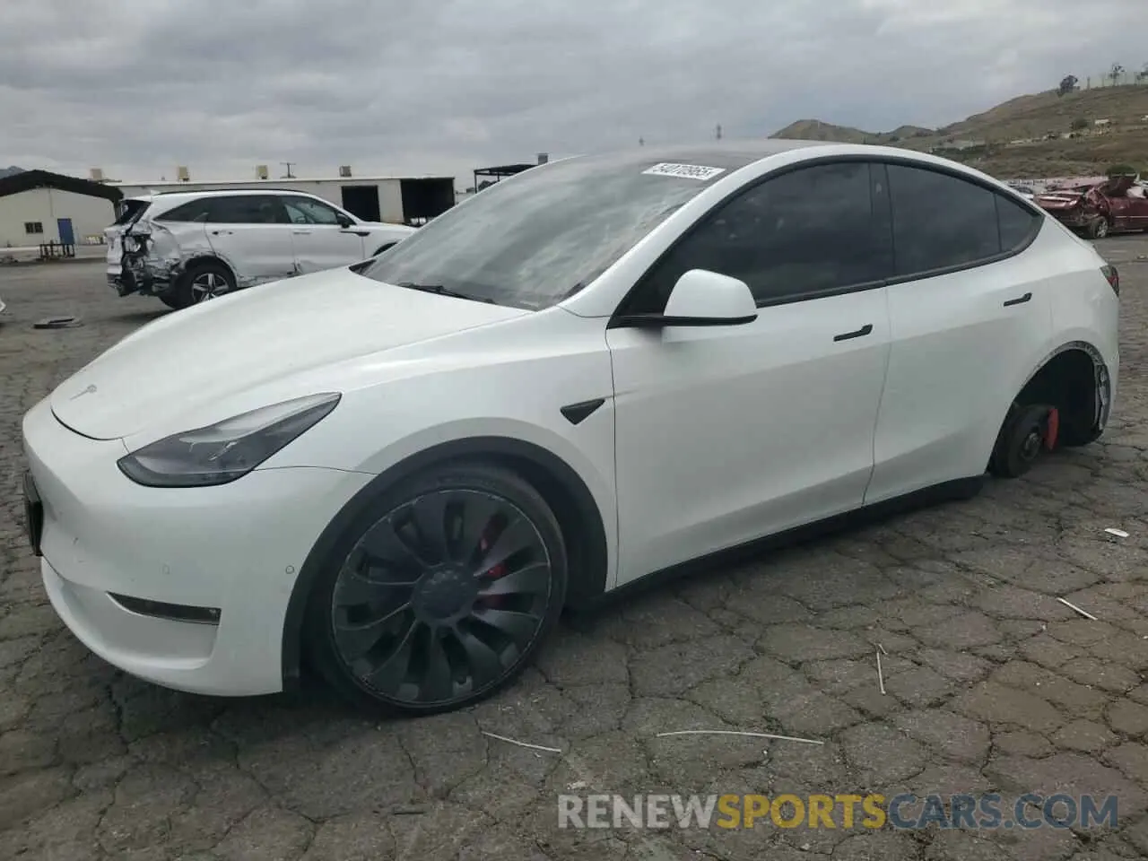 1 Photograph of a damaged car 7SAYGDEF0NF358309 TESLA MODEL Y 2022